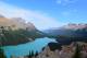 Peyto Lake is north of Bow Lake. This was taken from some trails deeper in (and further up) from the main viewing point.